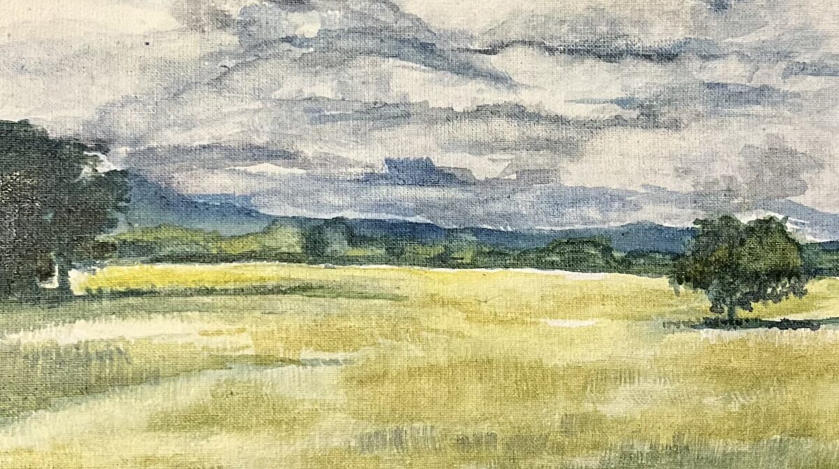 Watercolor, landscape