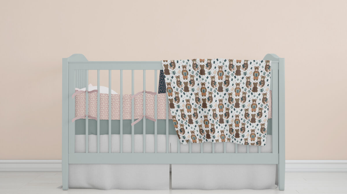 Crib pattern mockup